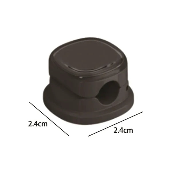 Magnetic Desktop Cable Organizer Clip with Spring Hinge