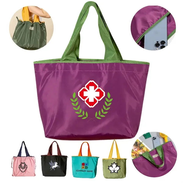 Large Sized Drawstring Eco Friendly Shopping Bag