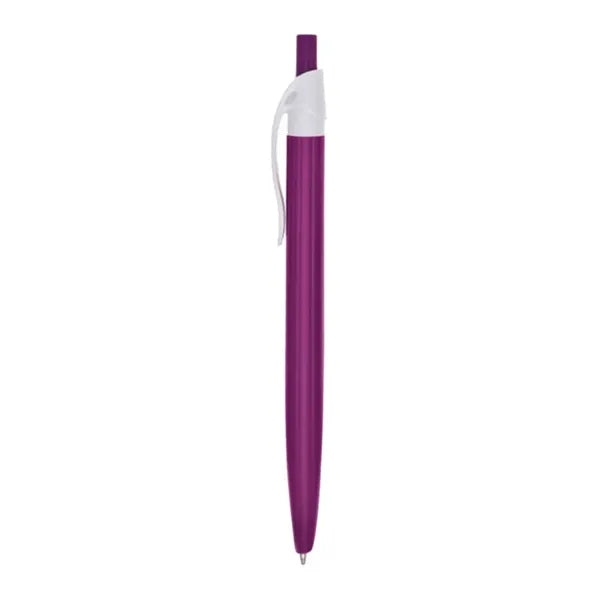 Union Printed - Curve Color Barrel Click Pen