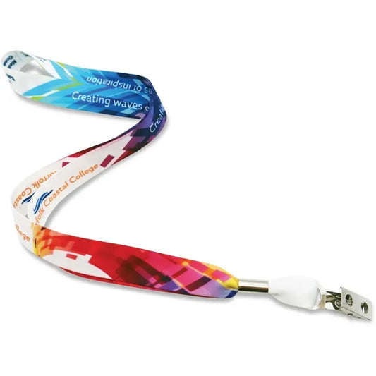 3/4" Sublimated Ocean Plastic Lanyard