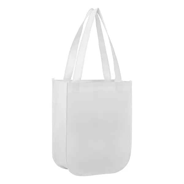 Laminated Curved Bottom Non-Woven Bag - Small