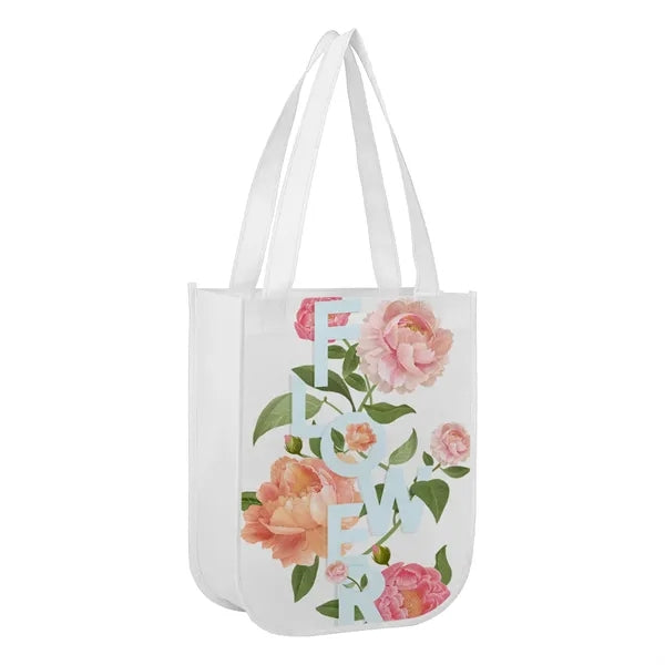 Laminated Curved Bottom Non-Woven Bag - Small