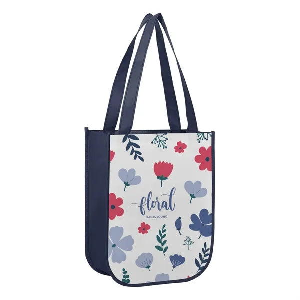 Laminated Curved Bottom Non-Woven Bag - Small