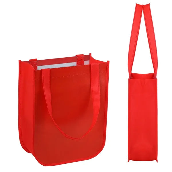 Laminated Curved Bottom Non-Woven Bag - Small