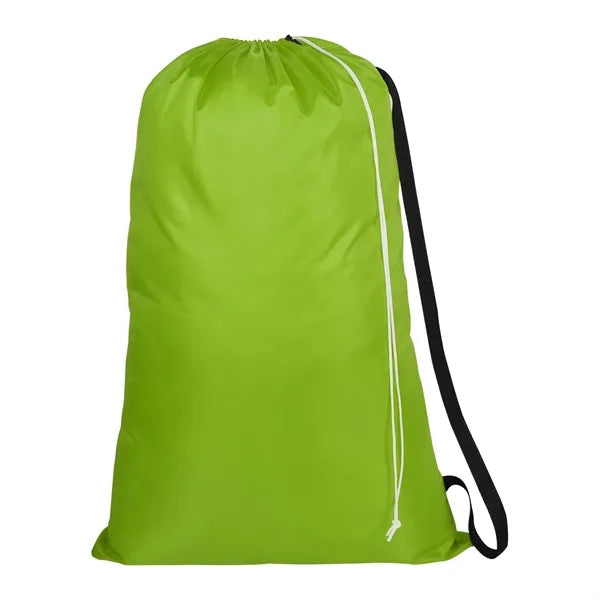 Laundry Drawstring Bag with Shoulder Strap