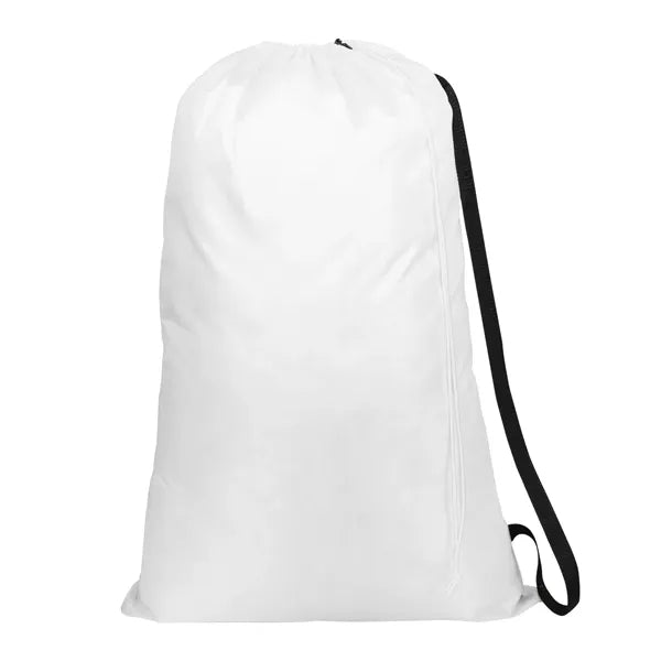 Laundry Drawstring Bag with Shoulder Strap