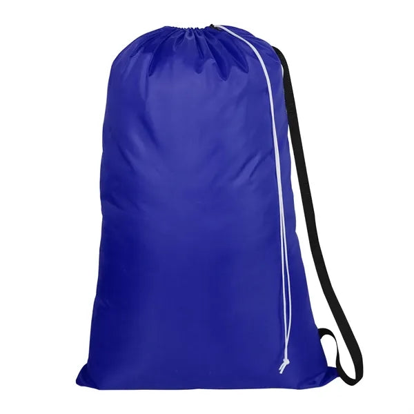 Laundry Drawstring Bag with Shoulder Strap