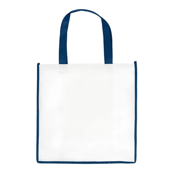 Laminated Non-woven Display Tote Bag(13" X 13" X 5" )