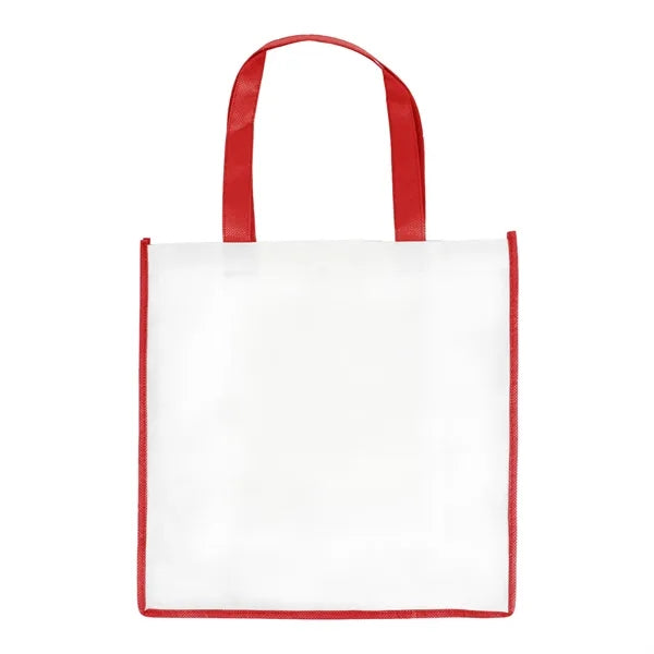 Laminated Non-woven Display Tote Bag(13" X 13" X 5" )