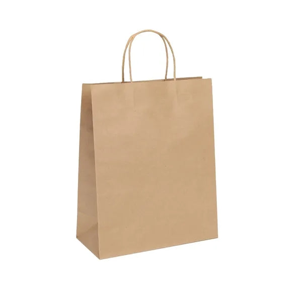 Kraft Paper Shopper Bag with Twisted Handles