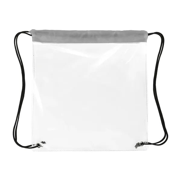 Clear Stadium Drawstring Cinch Pack