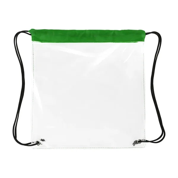 Clear Stadium Drawstring Cinch Pack