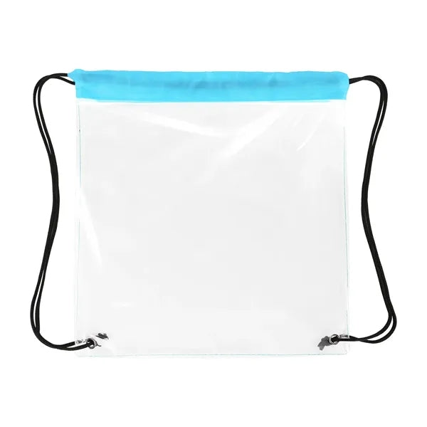 Clear Stadium Drawstring Cinch Pack