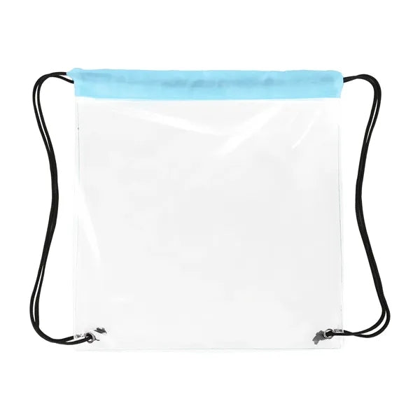 Clear Stadium Drawstring Cinch Pack