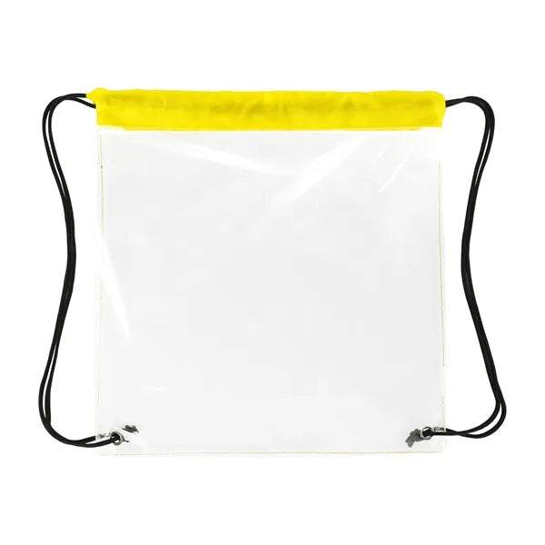 Clear Stadium Drawstring Cinch Pack