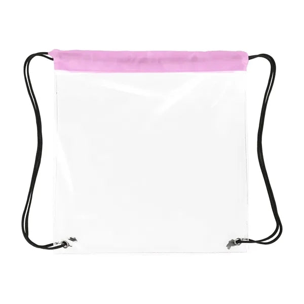 Clear Stadium Drawstring Cinch Pack