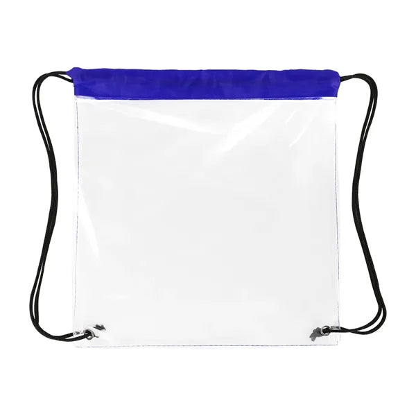 Clear Stadium Drawstring Cinch Pack