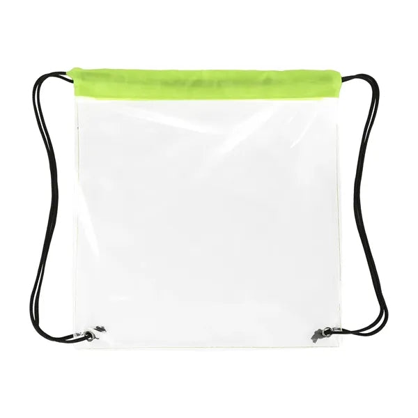Clear Stadium Drawstring Cinch Pack