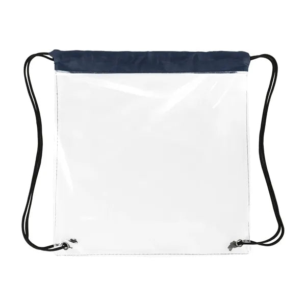 Clear Stadium Drawstring Cinch Pack