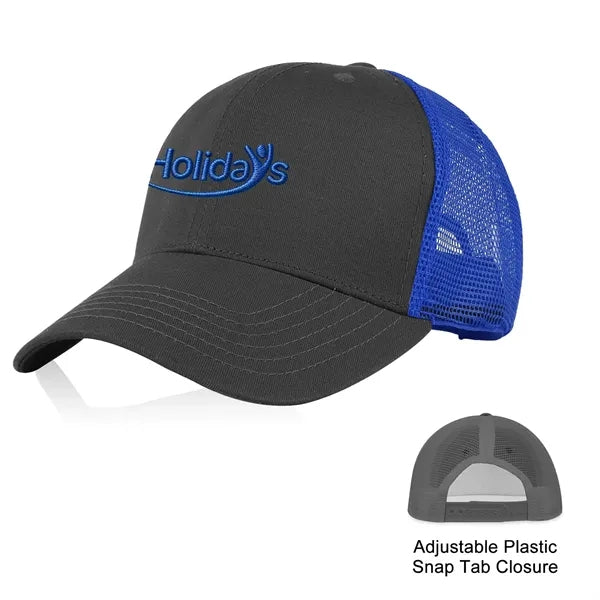 6 Panel Low Profile Trucker Mesh Cap