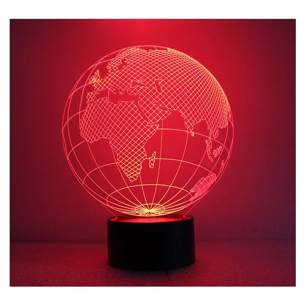 3D Globe Map LED Lamp