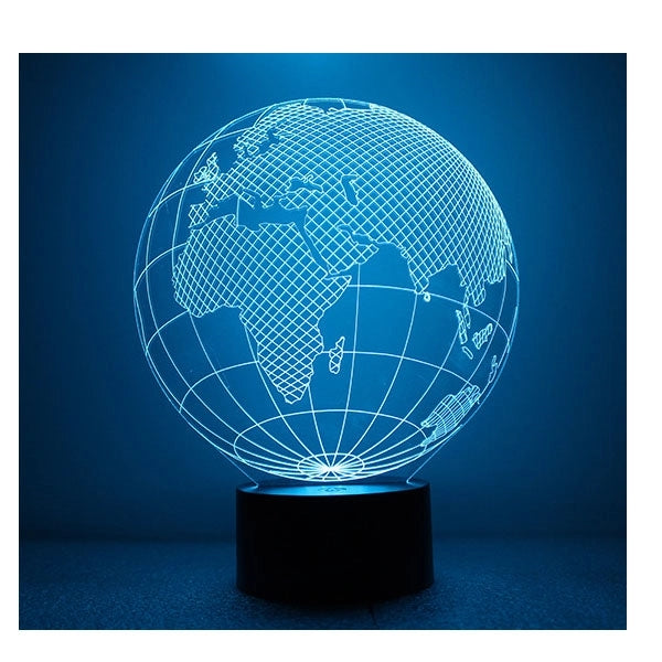 3D Globe Map LED Lamp