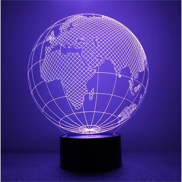 3D Globe Map LED Lamp