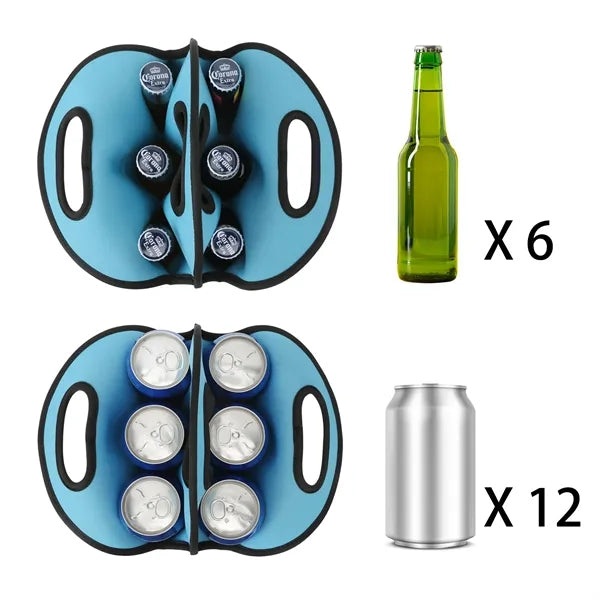 6 Pack Wine Bottle Insulator Cooler