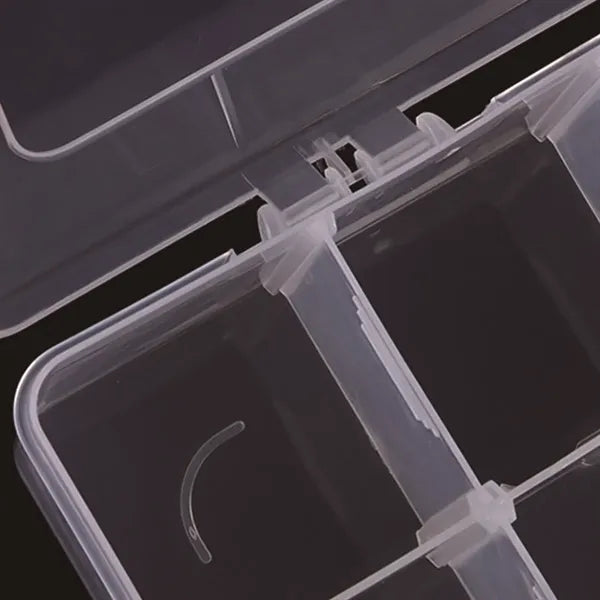 15-Grid Adjustable Compartment Plastic Storage Organizer Box