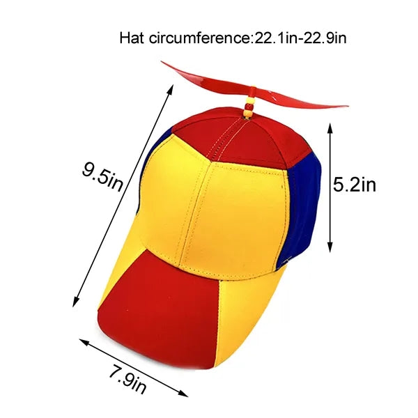 Spiral Propeller Colorblock Baseball Cap