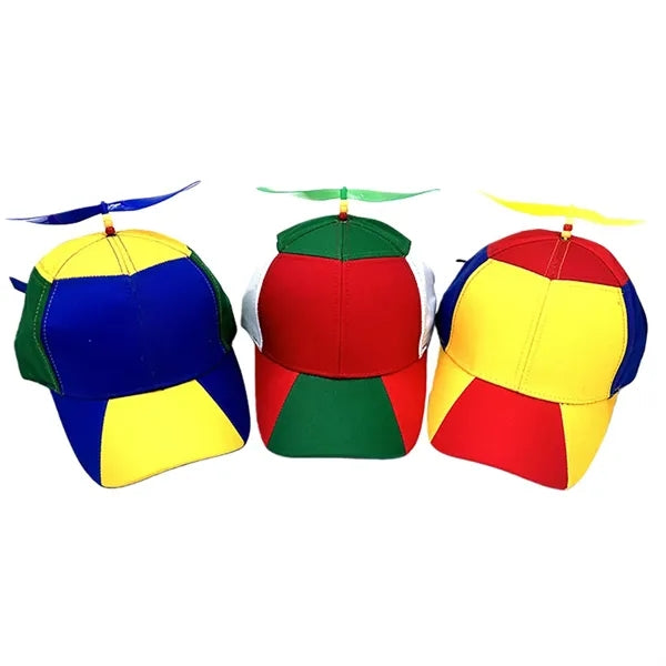 Spiral Propeller Colorblock Baseball Cap