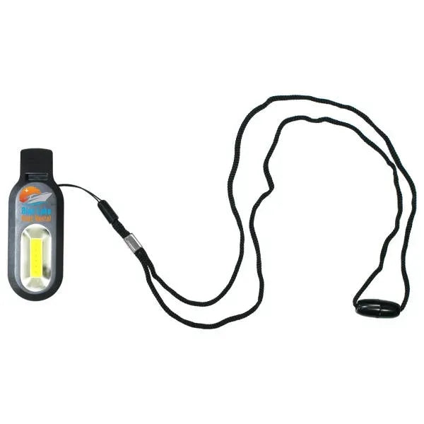 Whistle/COB Light Lanyard, Full Color Digital