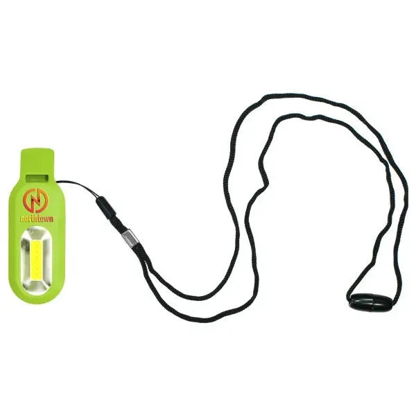 Whistle/COB Light Lanyard, Full Color Digital