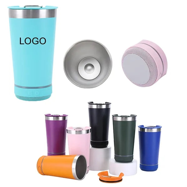 Stainless Steel Speaker Cup With Bottle Opener