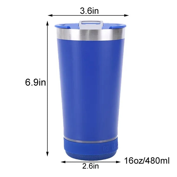 Stainless Steel Speaker Cup With Bottle Opener