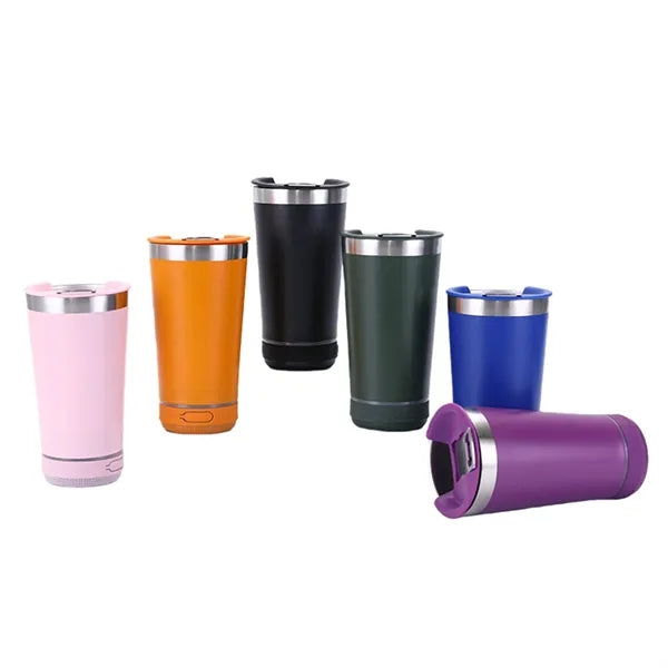 Stainless Steel Speaker Cup With Bottle Opener
