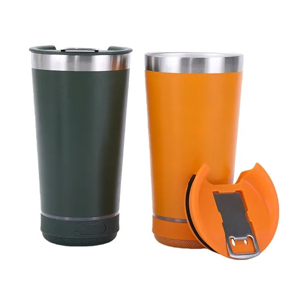 Stainless Steel Speaker Cup With Bottle Opener