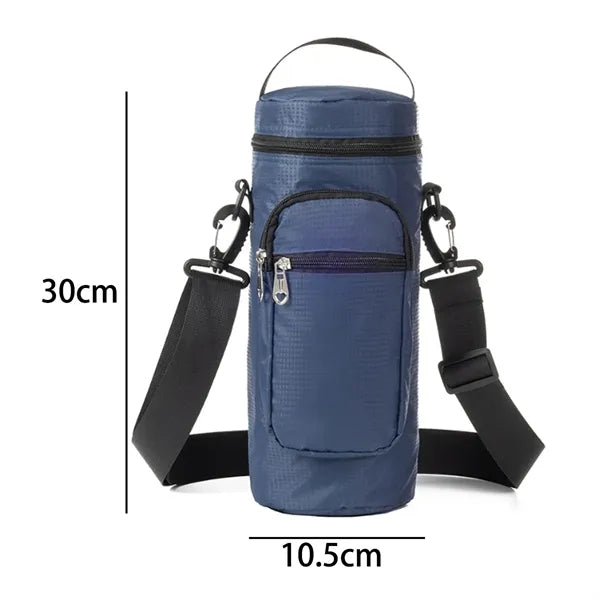 1.5L Insulated Water Bottle Bag with Shoulder Strap
