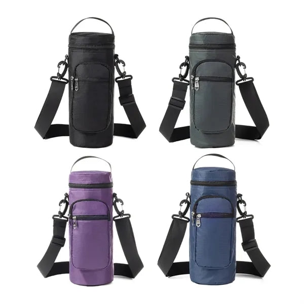 1.5L Insulated Water Bottle Bag with Shoulder Strap