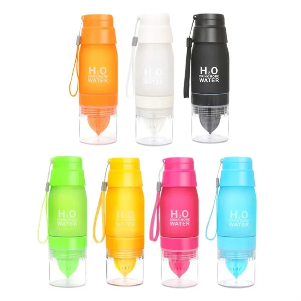22oz. Frosted Lemon Water Bottle