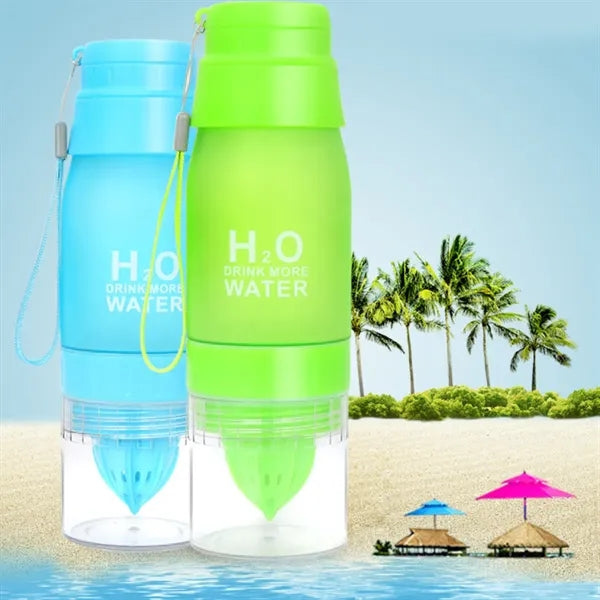 22oz. Frosted Lemon Water Bottle