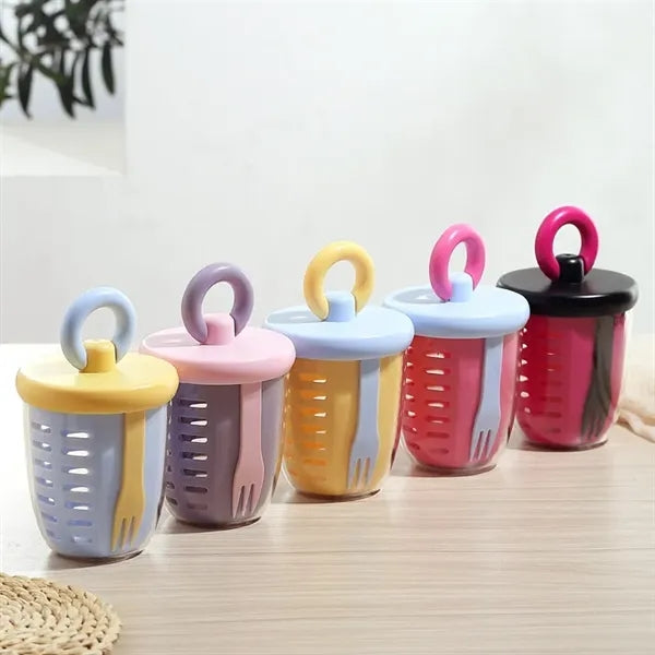 Oz Fruit Salad Storage Cup With Lids and Fork