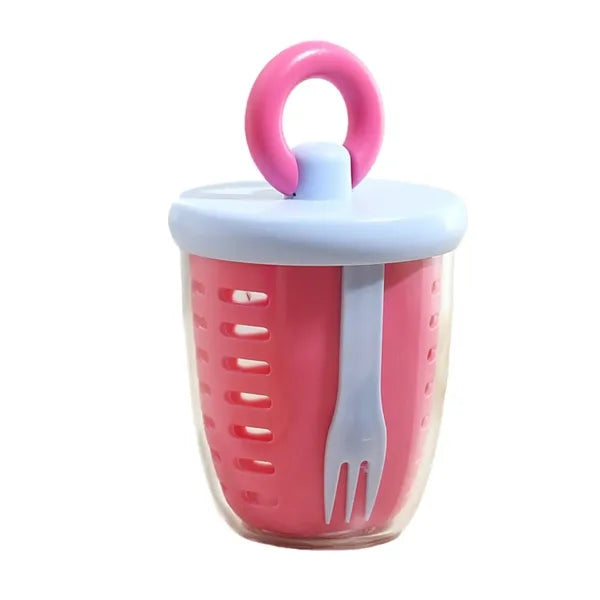 Oz Fruit Salad Storage Cup With Lids and Fork