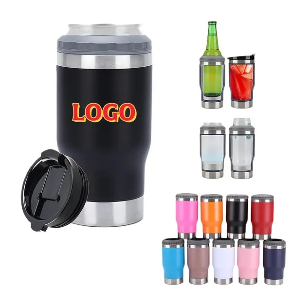 Oz 4 in 1 Stainless Steel Bottle Insulator Can Cooler