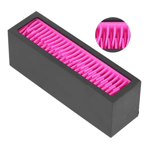 Creative ABS & TPR Silicone Bristle Desktop Organizer Holder