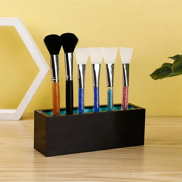 Creative ABS & TPR Silicone Bristle Desktop Organizer Holder