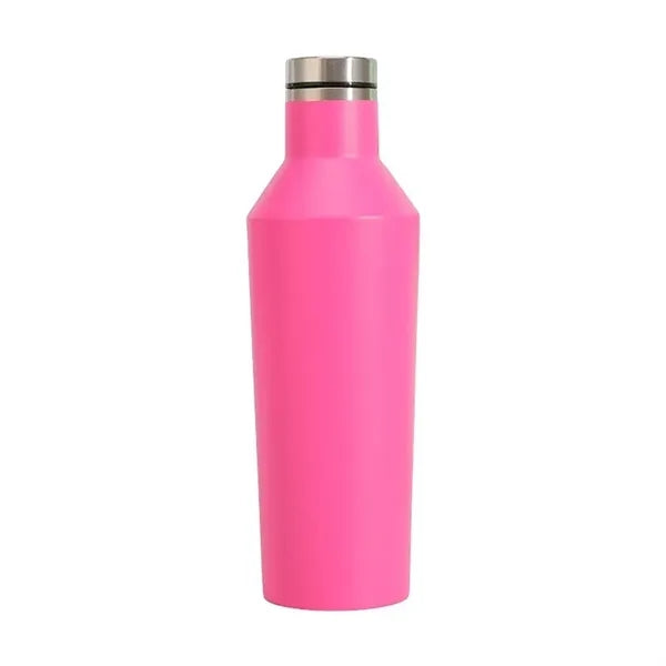 18oz Diamond-Shaped Insulated Stainless Steel Sports Bottle