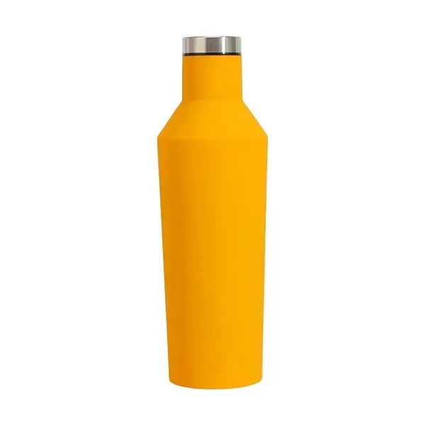 18oz Diamond-Shaped Insulated Stainless Steel Sports Bottle