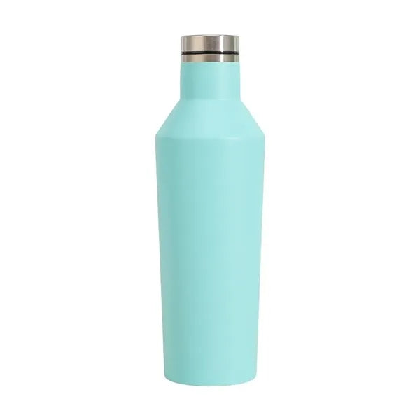 18oz Diamond-Shaped Insulated Stainless Steel Sports Bottle
