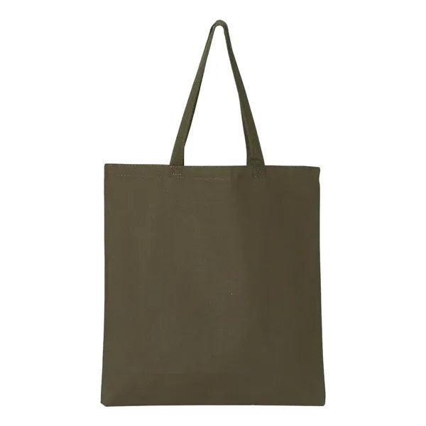 Same Day Custom Logo Tote Bag Q Tees Q800 Canvas